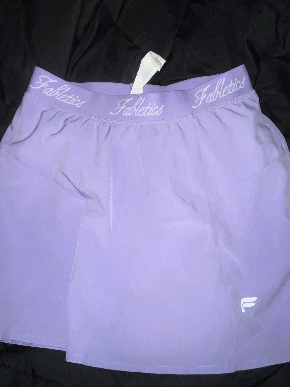 Fabletics Lavender Athletic Skirt with Logo Waistband